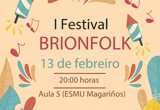 A Escola Municipal de Música Magariños celebra mañá xoves a primeira edición do Festival BriónFolk